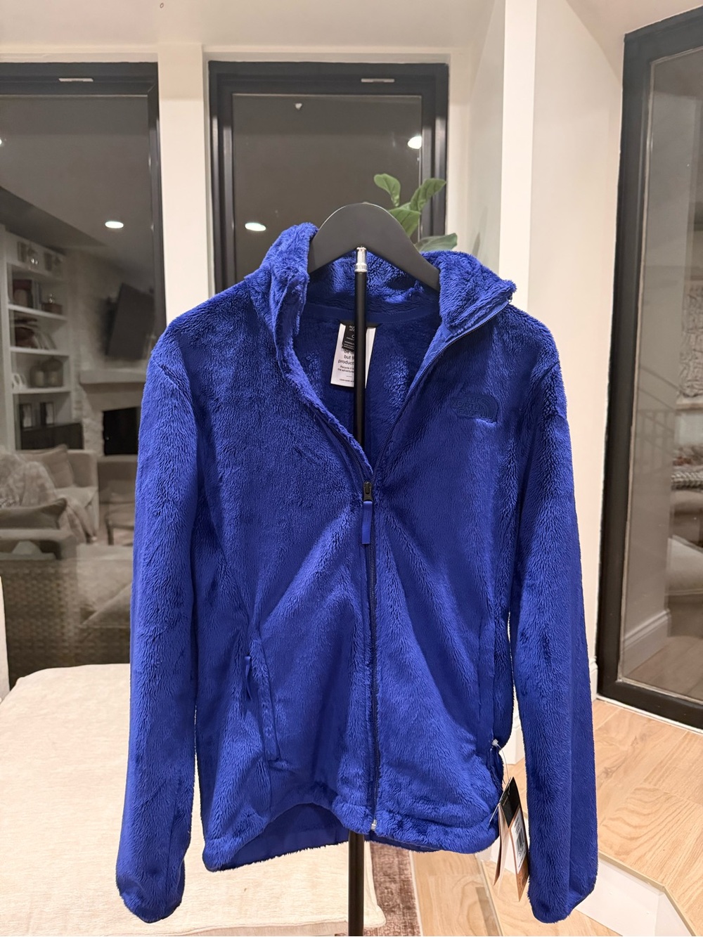 The North Face Women's Royal Blue Teddy Fleece Jacket